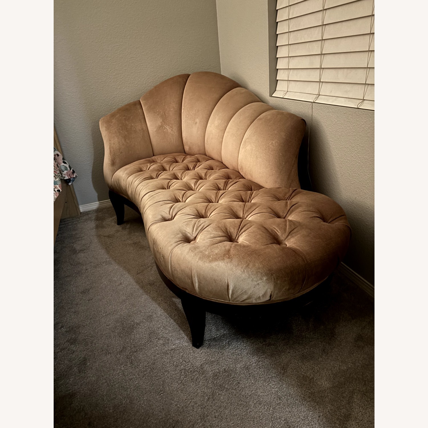 Raymour & Flanigan Maxine Natural Fabric Chaise Lounge - image-2