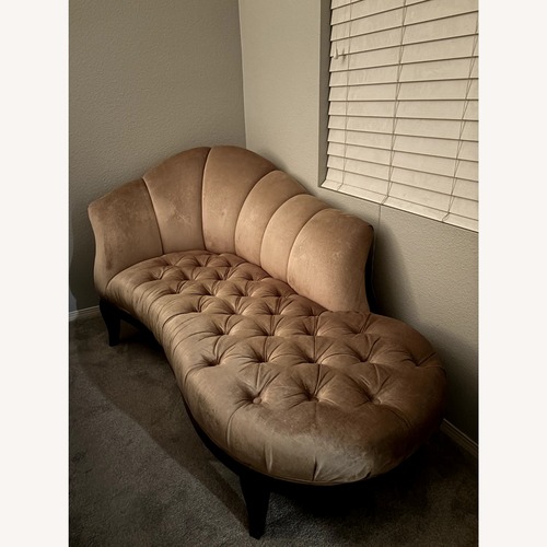 Used Raymour & Flanigan Maxine Natural Fabric Chaise Lounge for sale on AptDeco