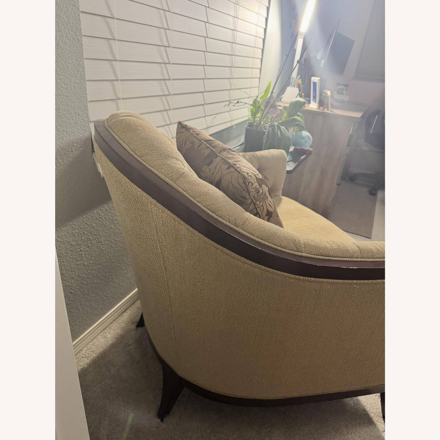 Raymour & Flanigan Maxine Natural Armchair - image-5