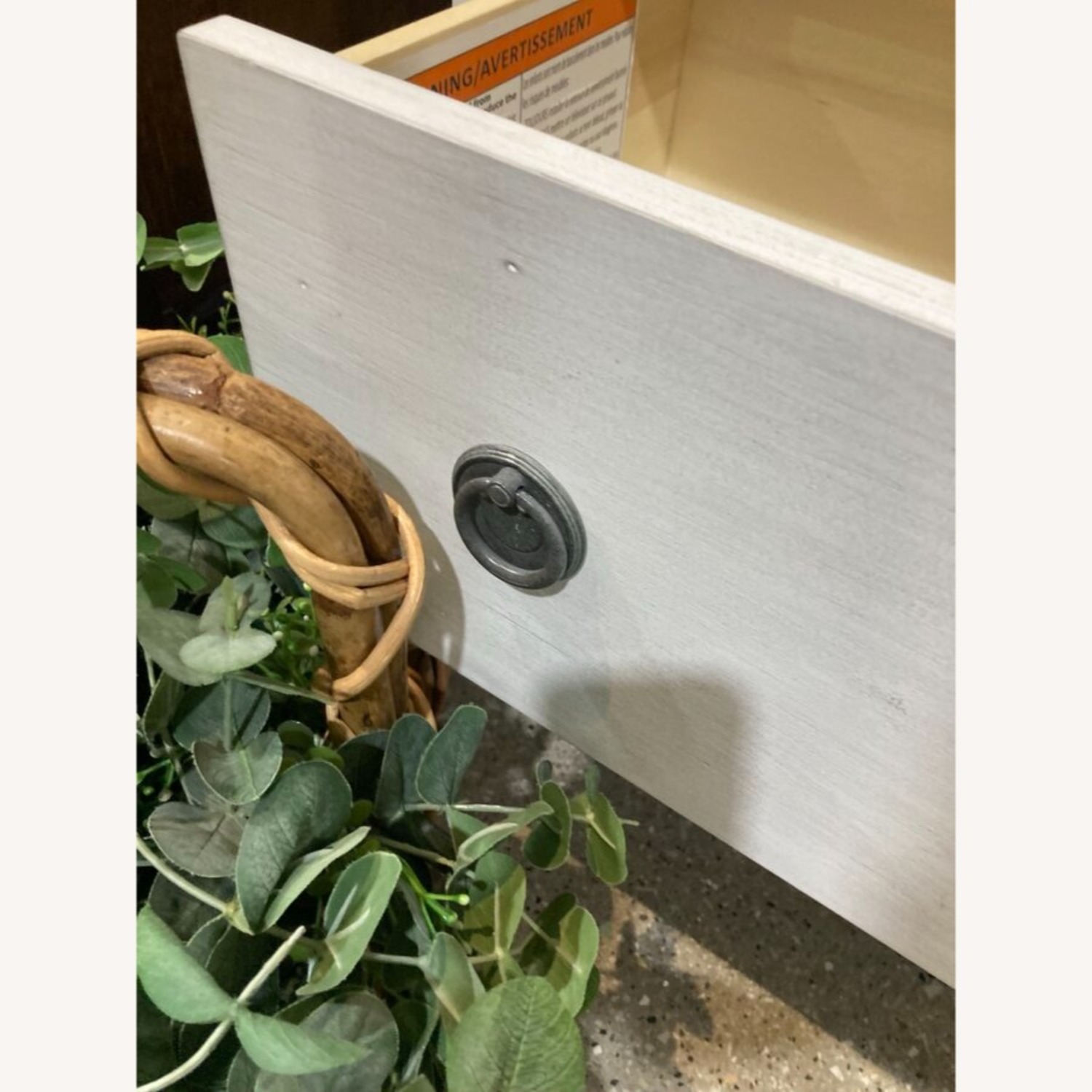 Restoration Hardware Haylan Bookcase Antique Grey - image-6