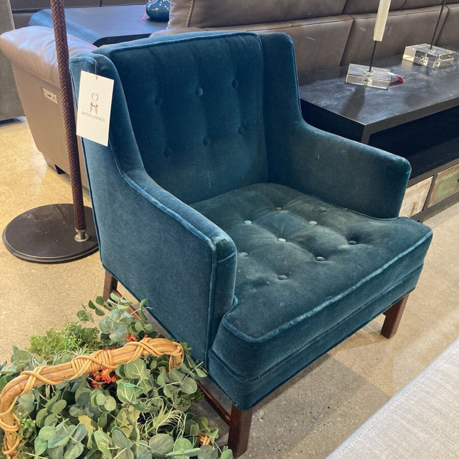 MCM Upholstered Accent Chair - image-11