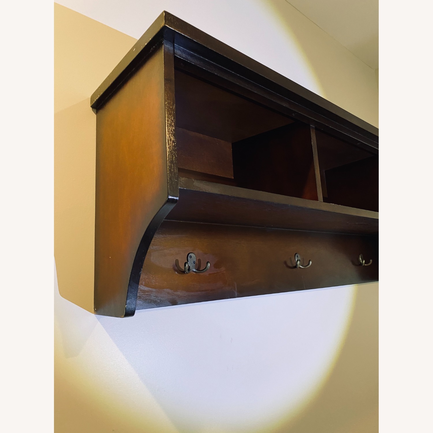 Bench & Shelf With Cubby Storage - image-6