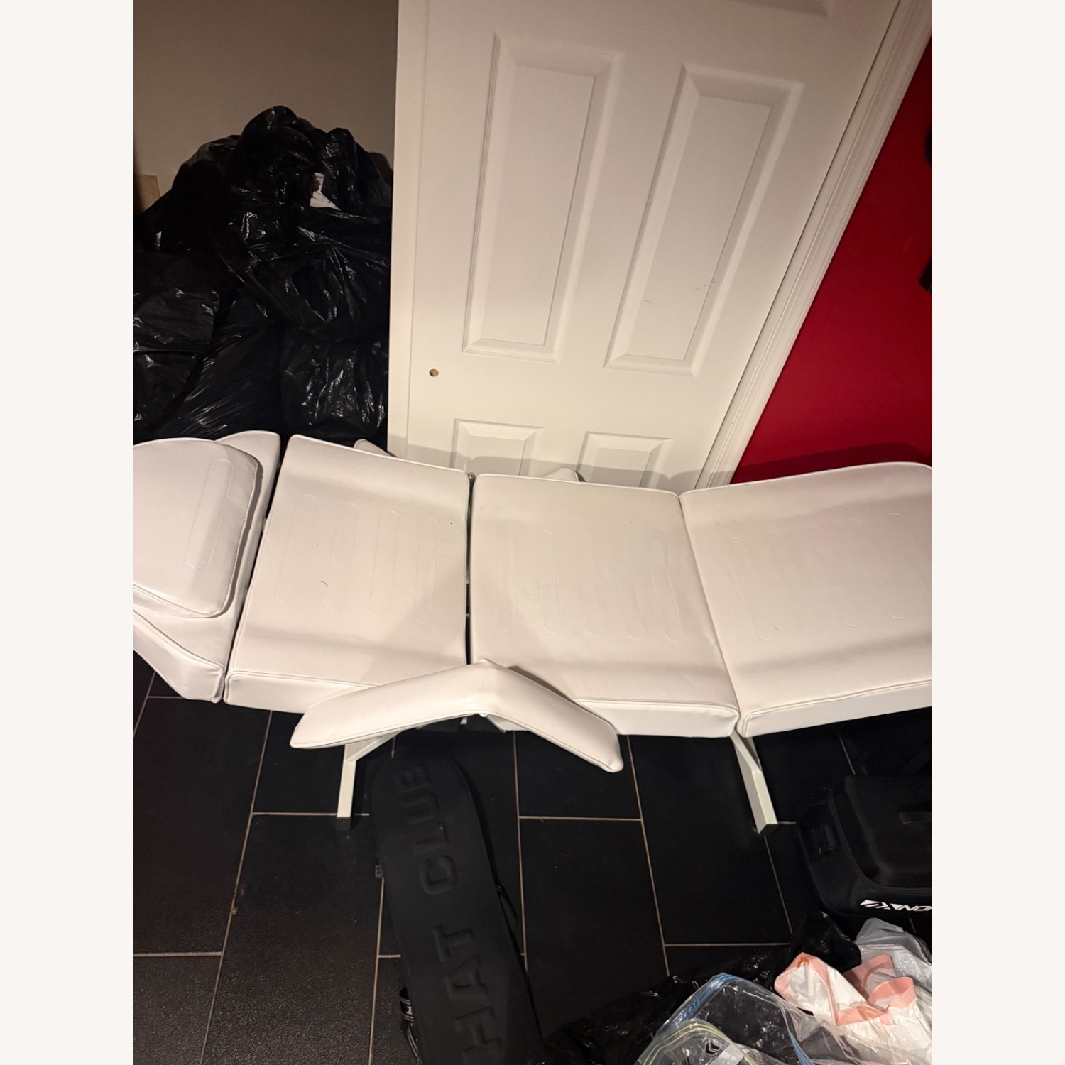 DreamFurniture White Armchair - image-1