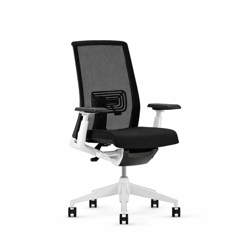 Used Haworth Very Task Chair Black Fabric Office Chair for sale on AptDeco