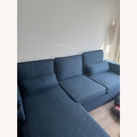 Blue Sleeper Sofa
