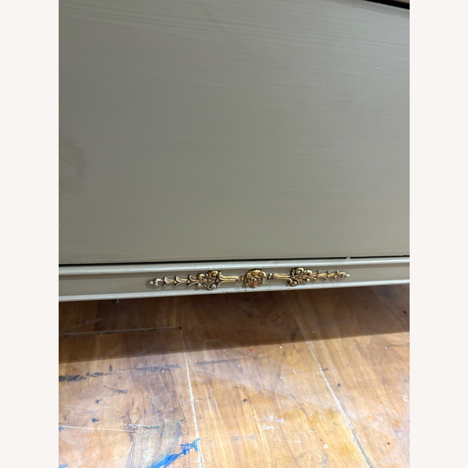 Green Wood Dresser - image-9