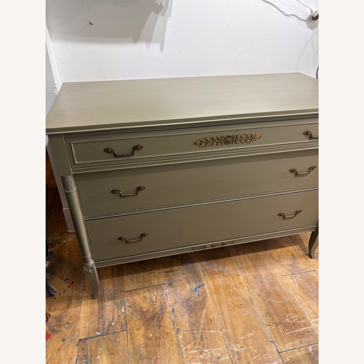 Green Wood Dresser - image-2