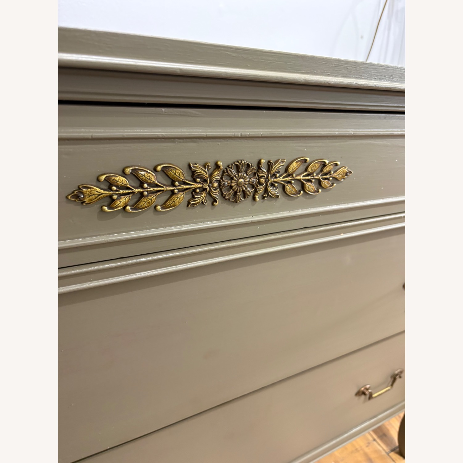 Green Wood Dresser - image-8