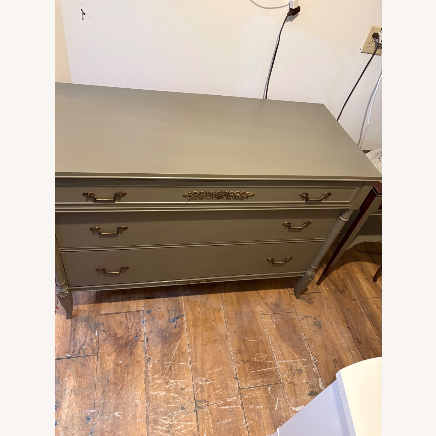 Green Wood Dresser - image-4