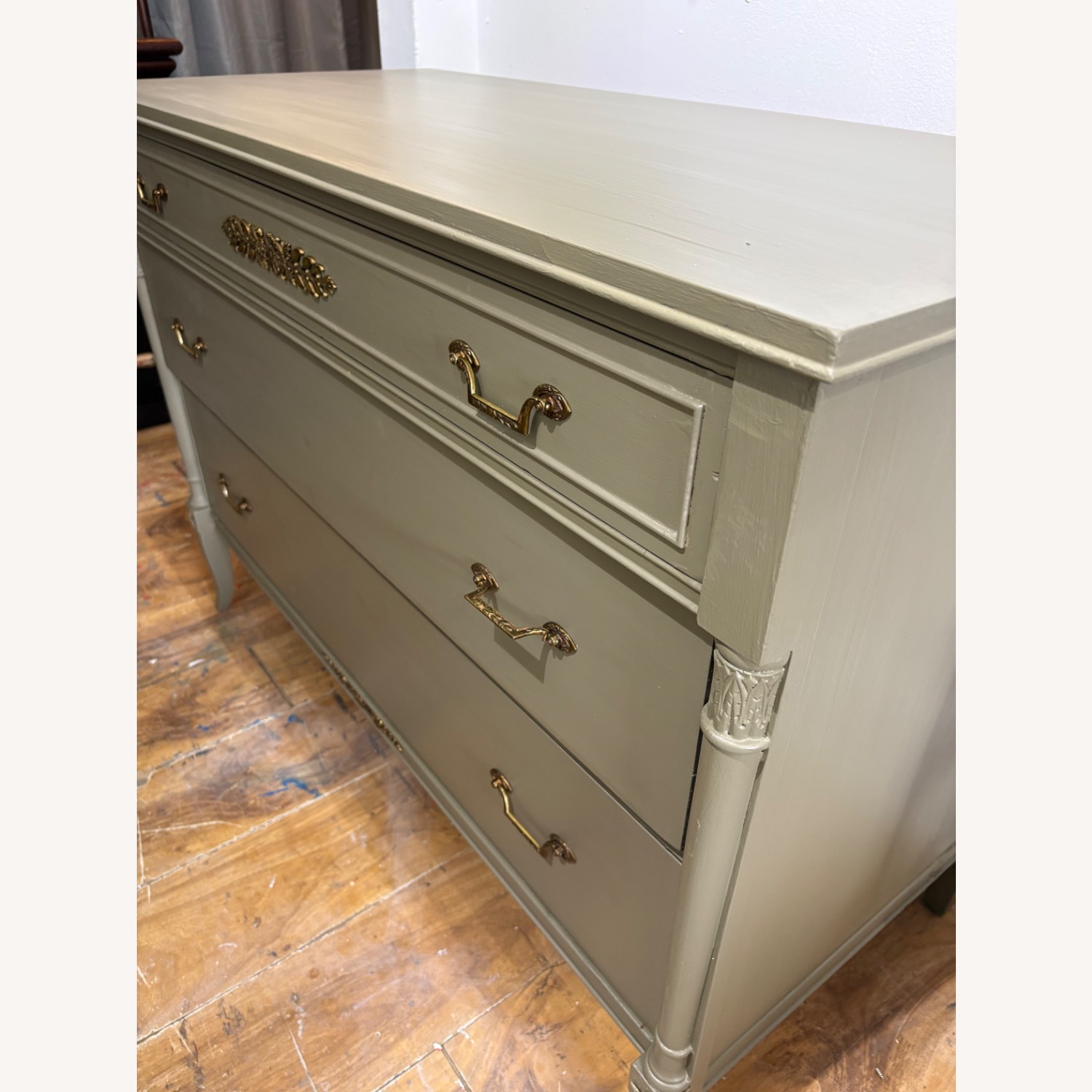 Green Wood Dresser - image-13