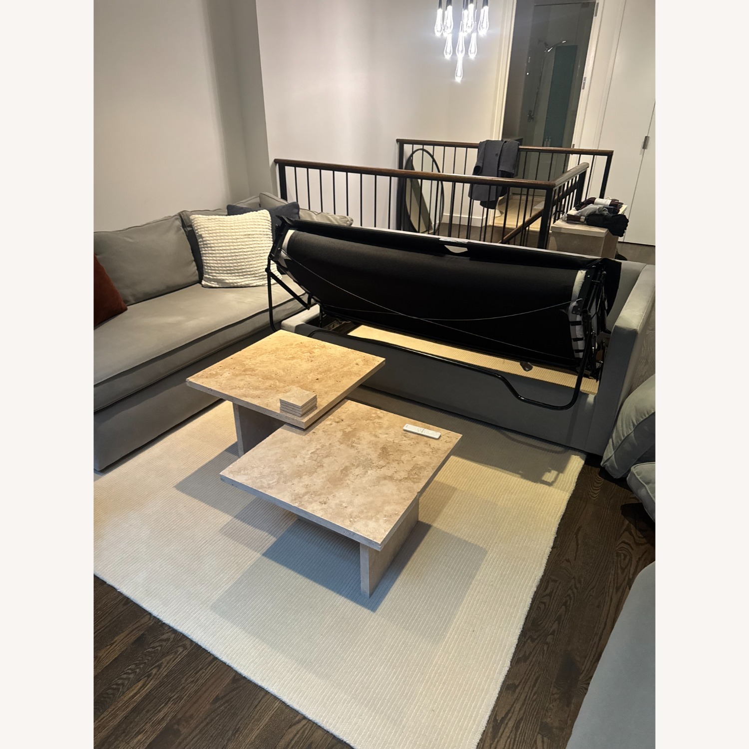 West Elm Harris 2 Piece Sleeper Sectional - image-6