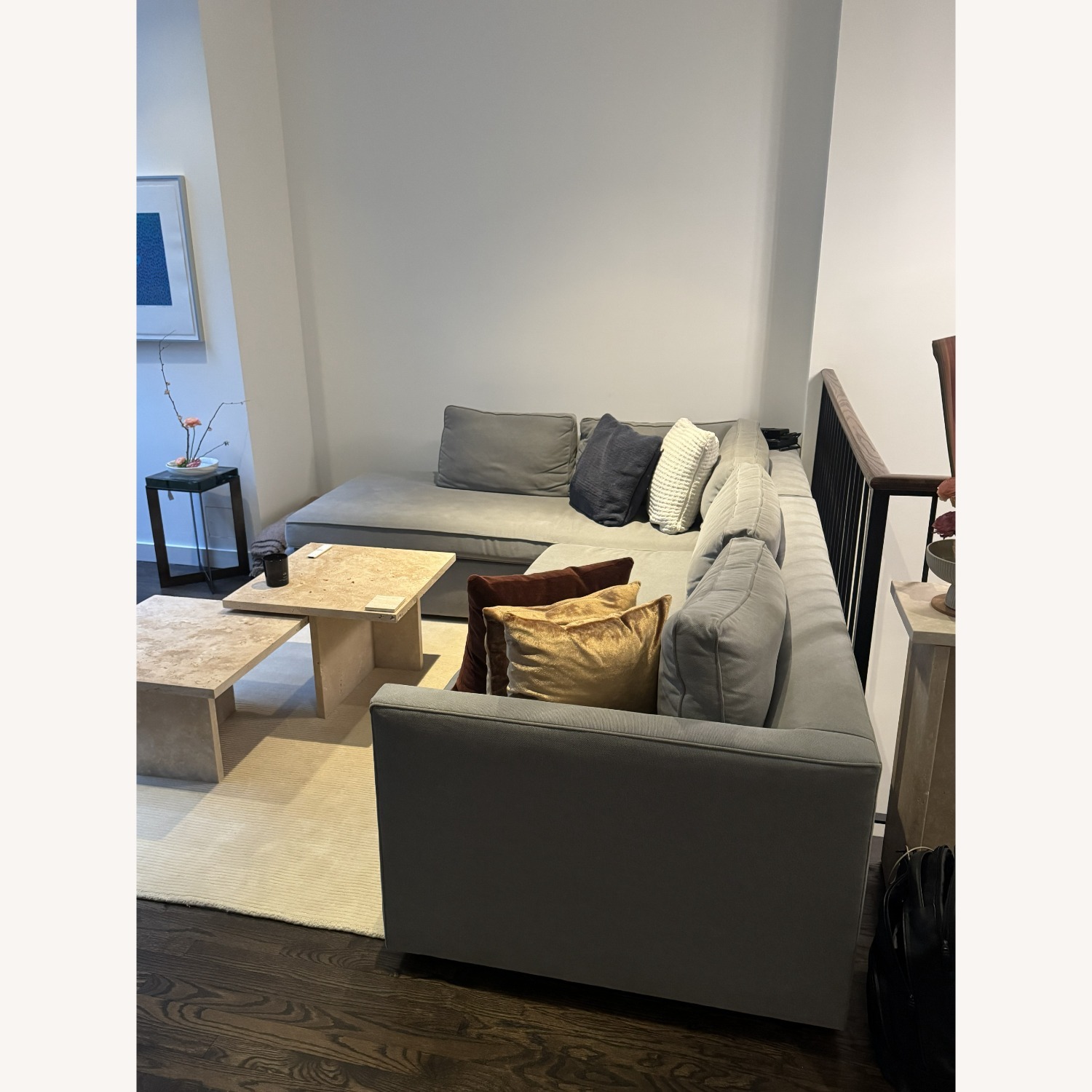 West Elm Harris 2 Piece Sleeper Sectional - image-3