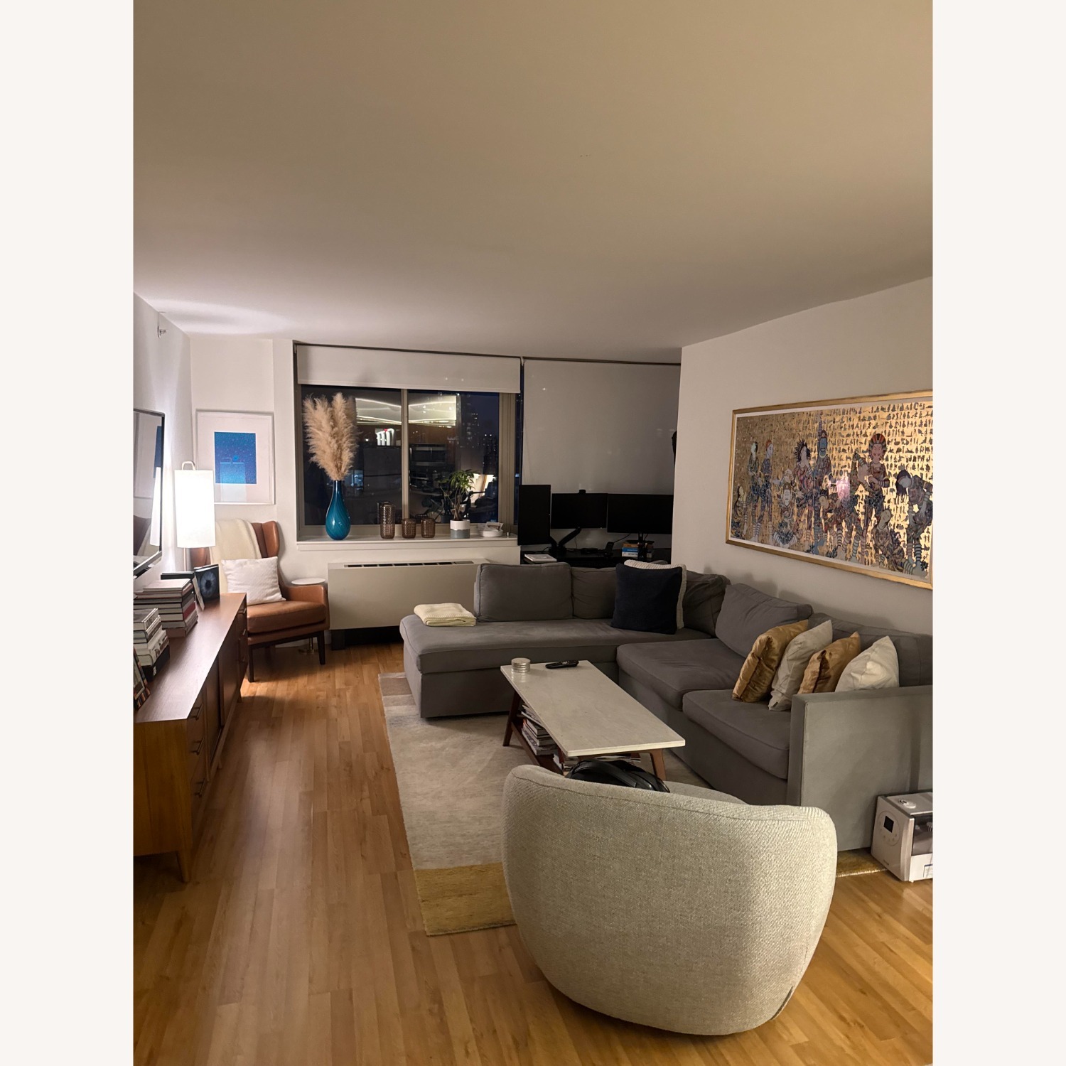 West Elm Harris 2 Piece Sleeper Sectional - image-4