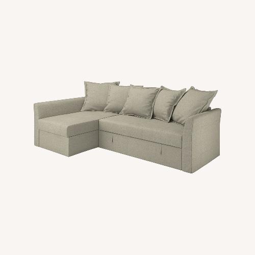 Used IKEA Holmsund Natural Fabric Sleeper Sofa for sale on AptDeco