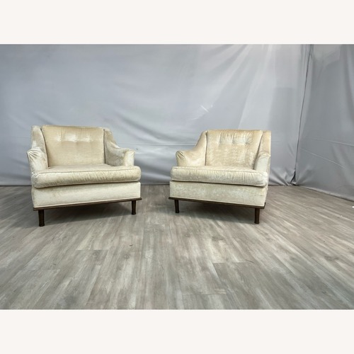 Used Two Mid Century Mr. & Mrs. Club Lounge Chairs for sale on AptDeco