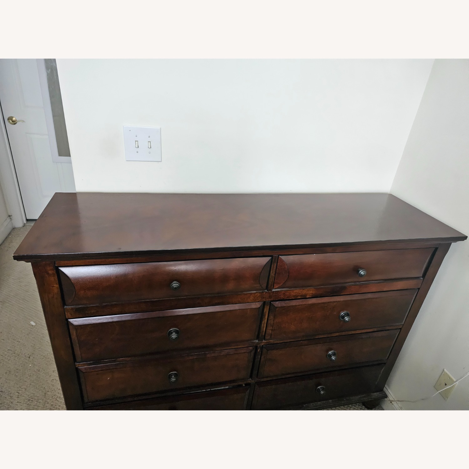 Raymour & Flanigan Dark Brown Dresser - image-2