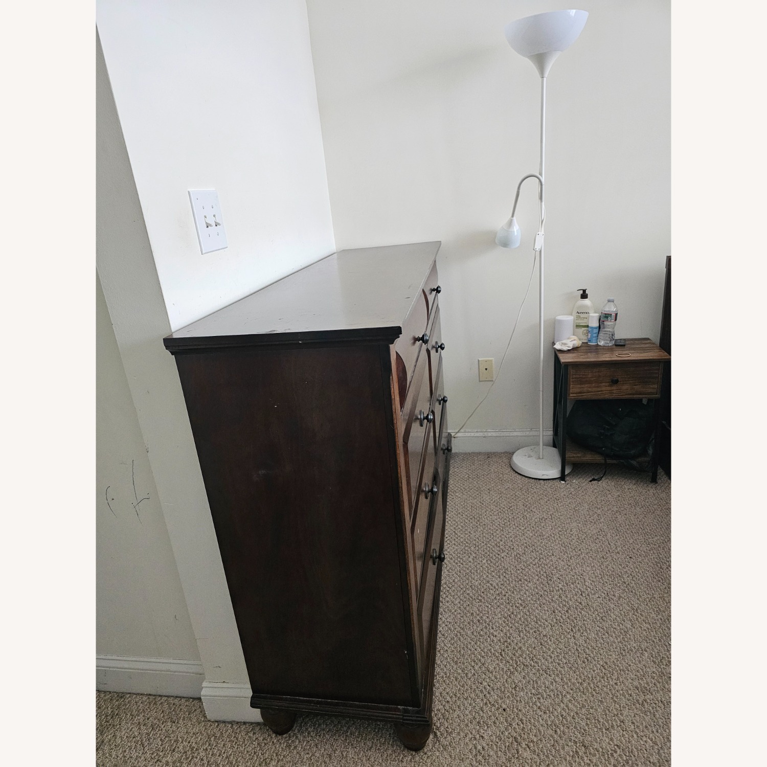 Raymour & Flanigan Dark Brown Dresser - image-3