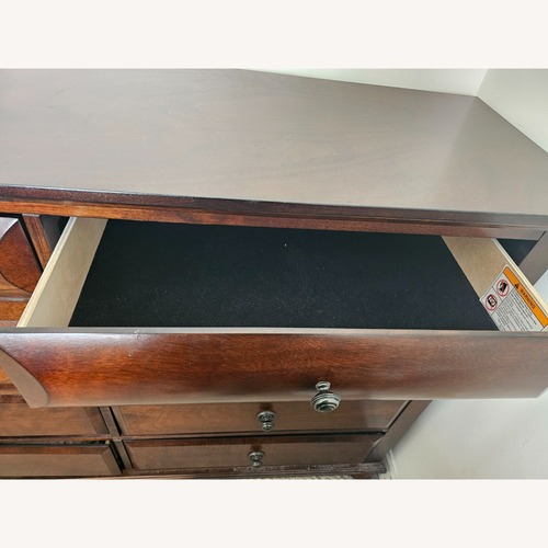 Used Raymour & Flanigan Dark Brown Chest for sale on AptDeco