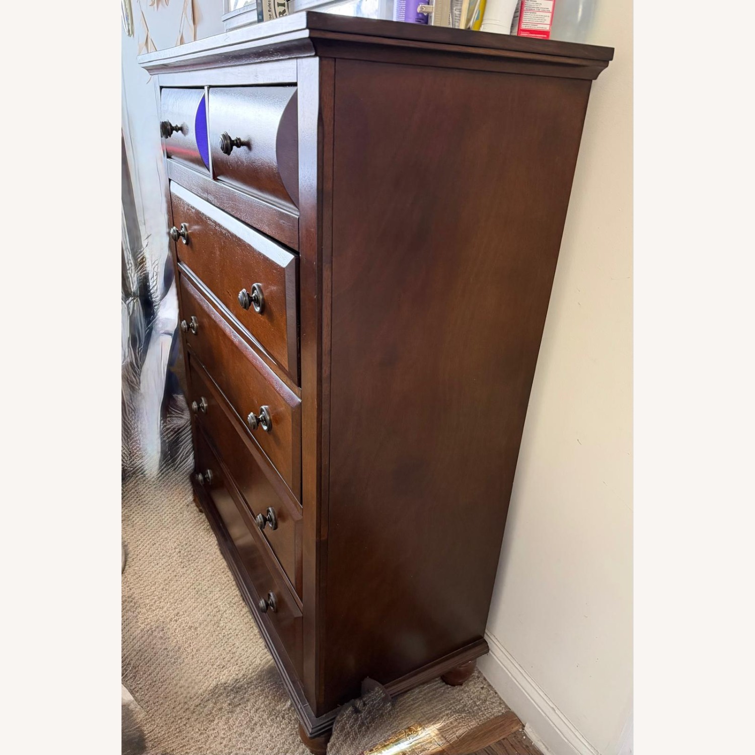 Raymour & Flanigan Dark Brown Chest - image-2