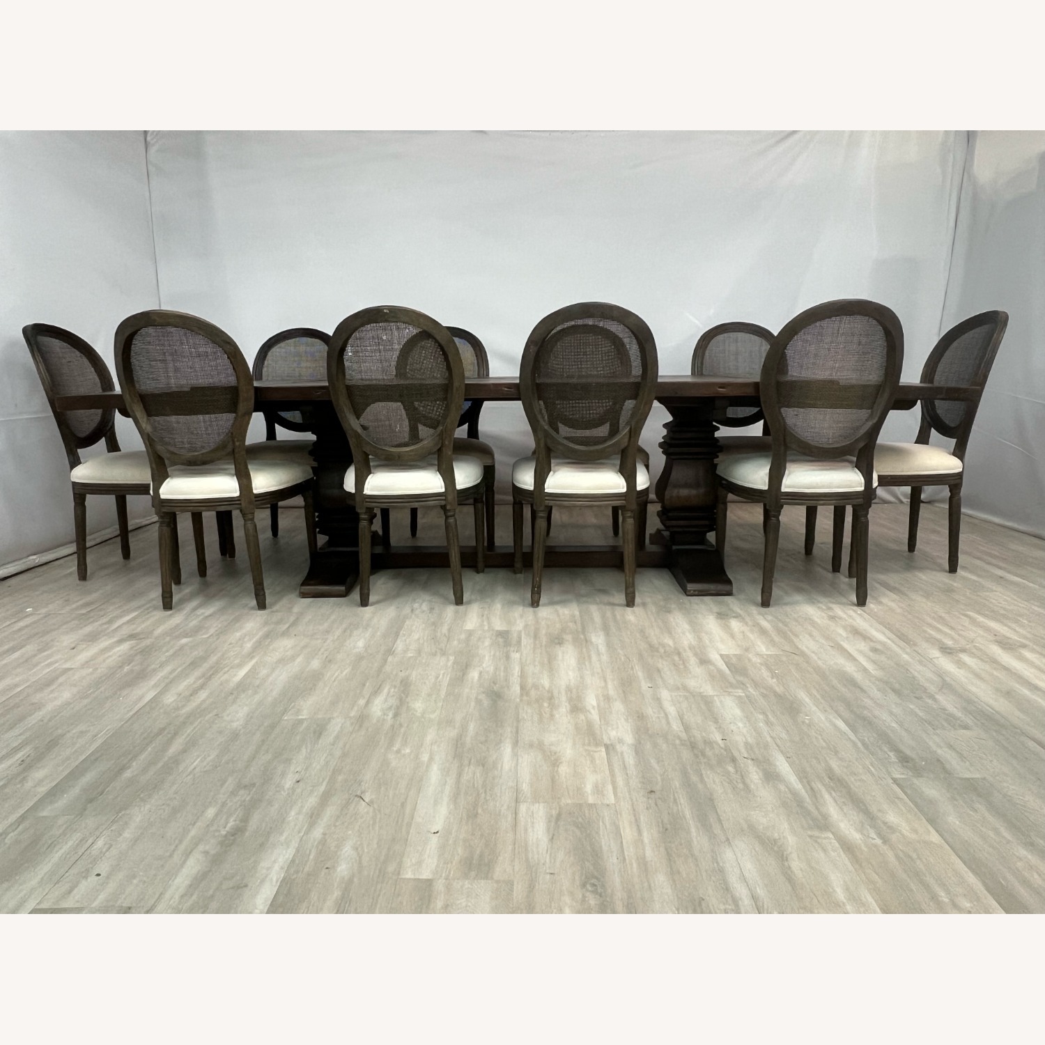 Restoration Hardware Salvaged Wood Dining Set - image-4