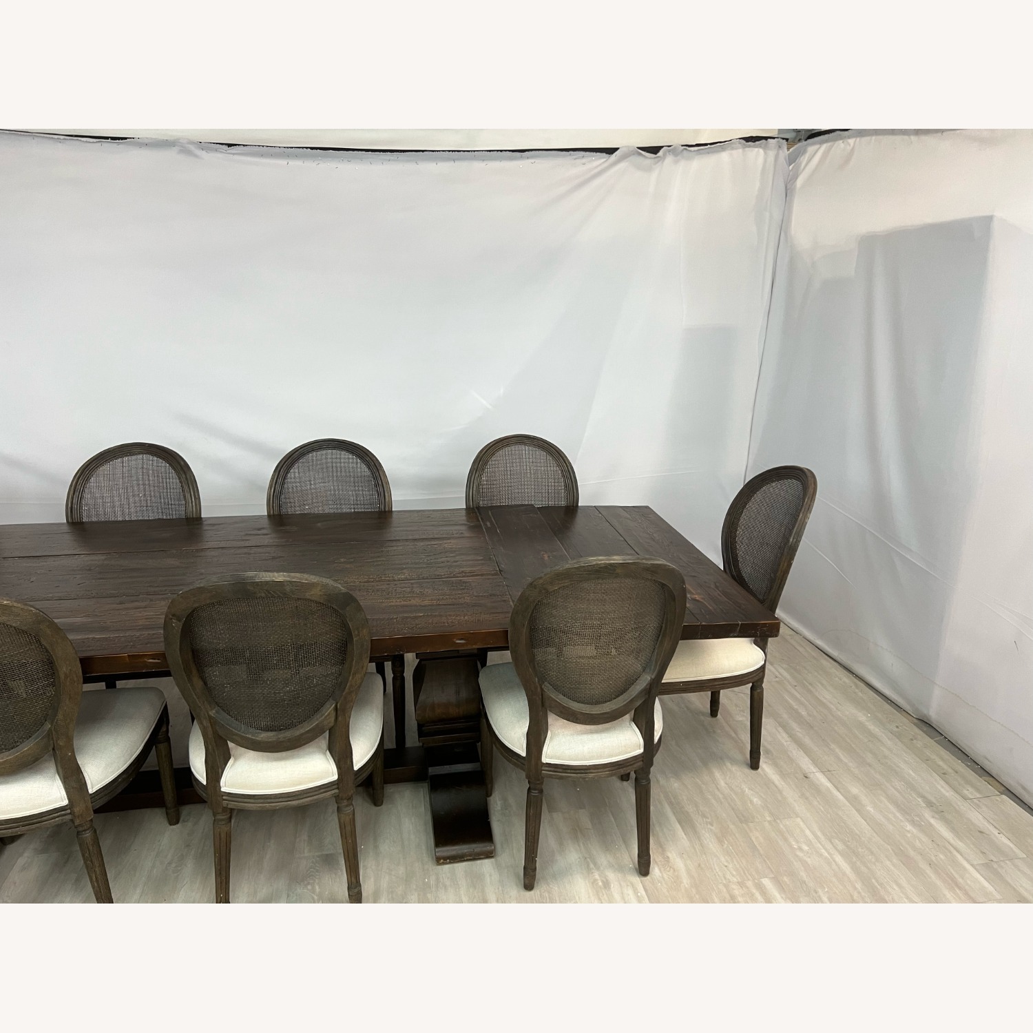 Restoration Hardware Salvaged Wood Dining Set - image-7