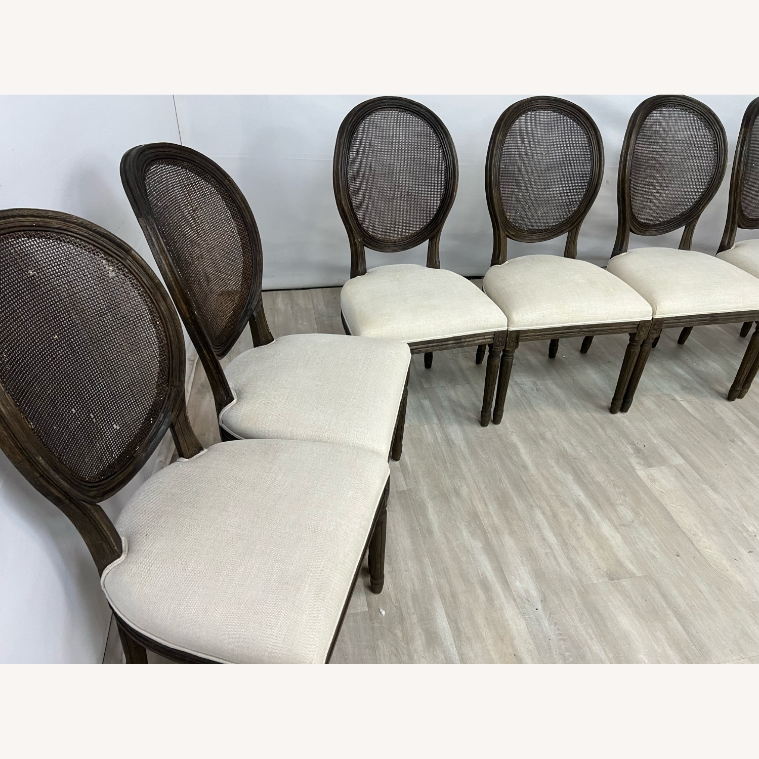 Restoration Hardware Salvaged Wood Dining Set - image-9