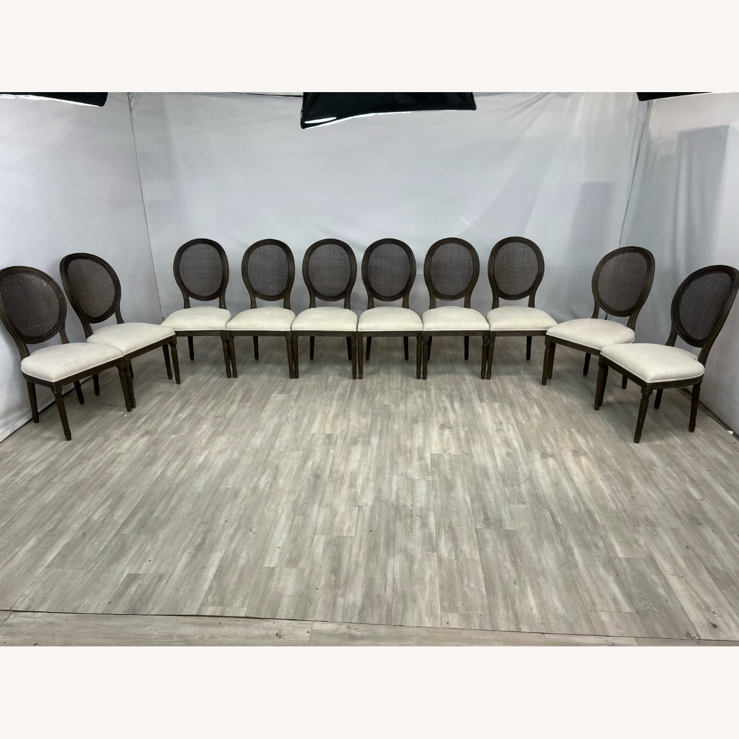 Restoration Hardware Salvaged Wood Dining Set - image-11