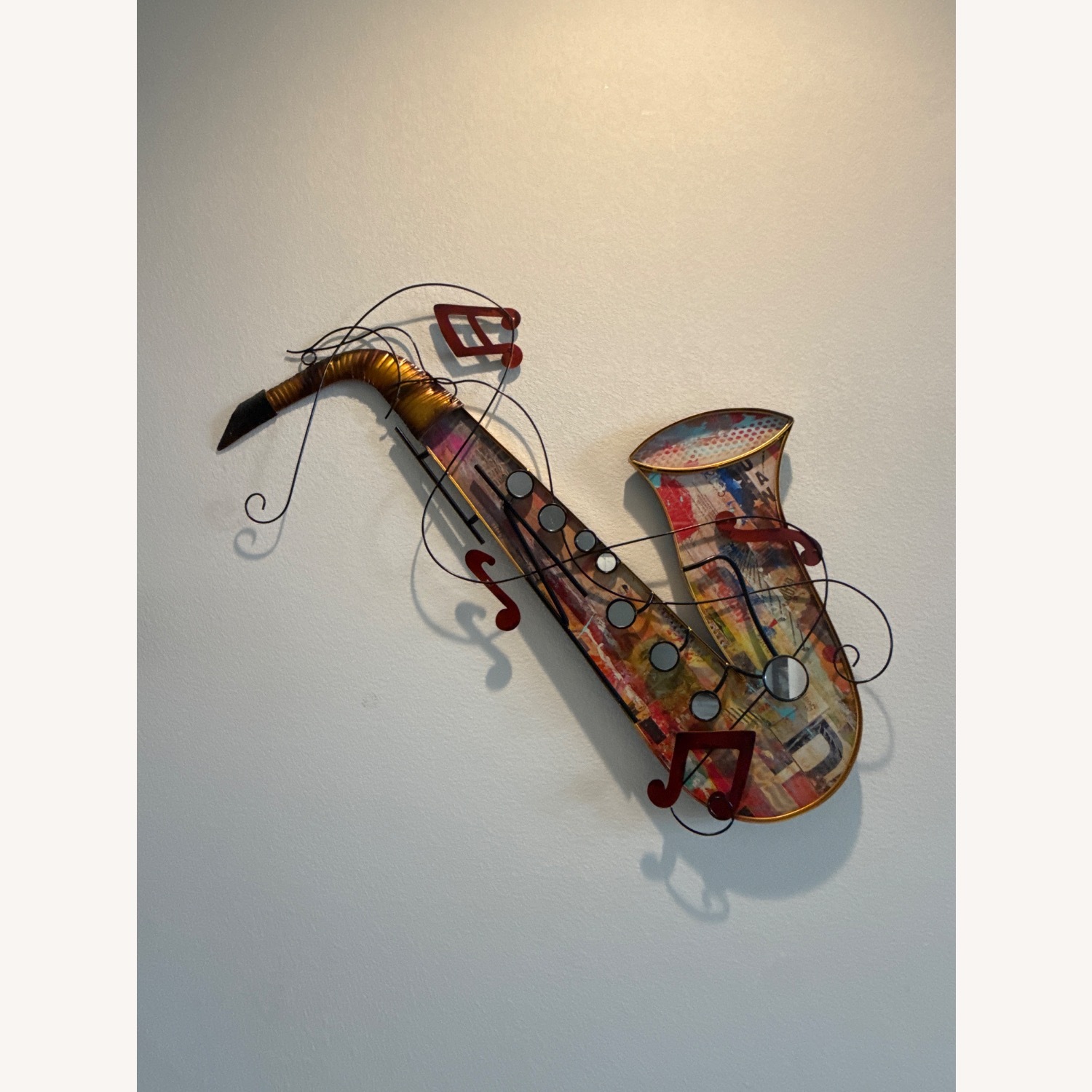 Metal Saxophone Wall Decor - image-3