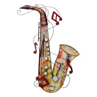Metal Saxophone Wall Decor