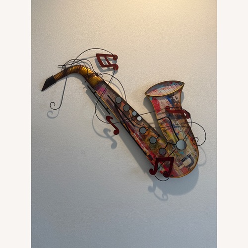 Used Metal Saxophone Wall Decor for sale on AptDeco