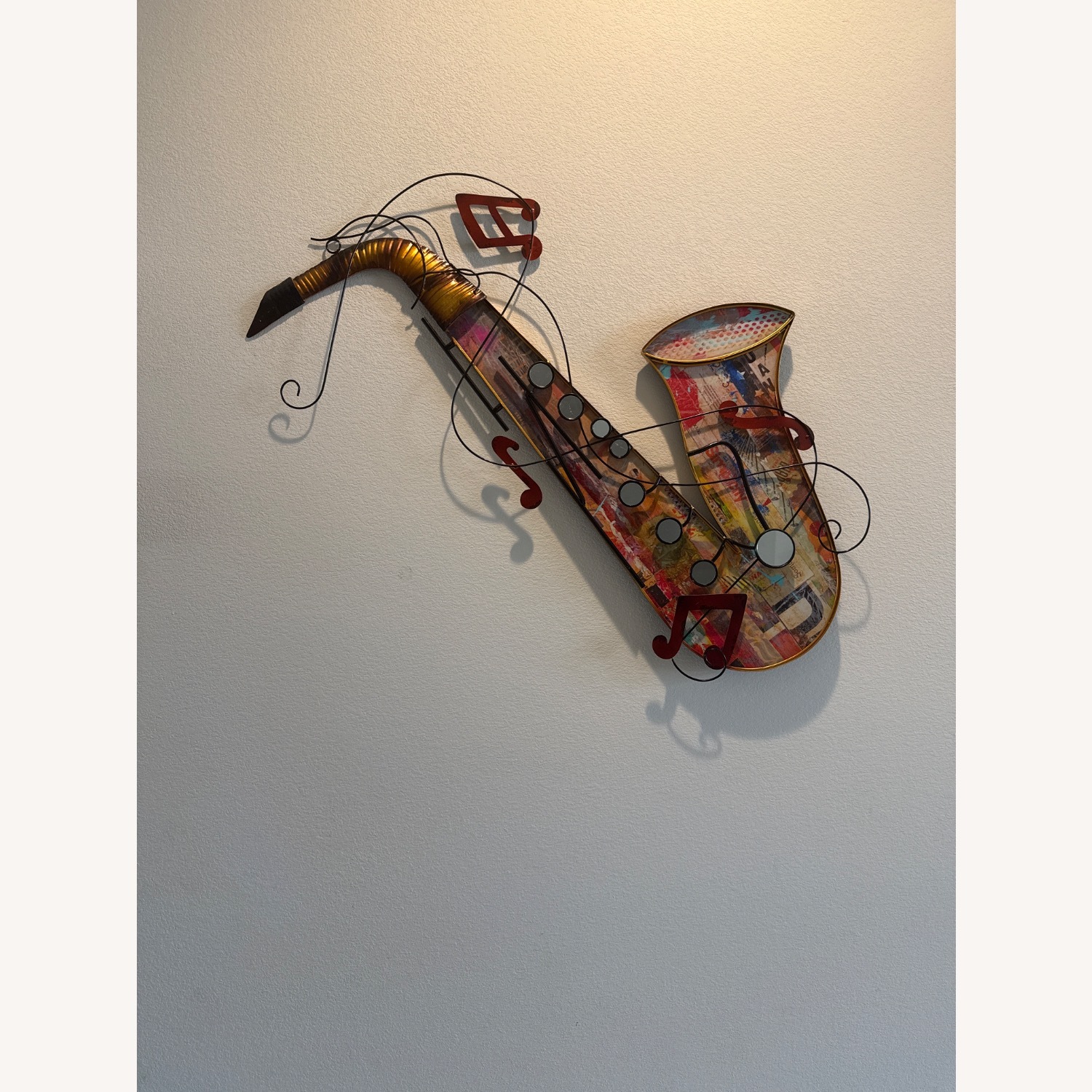 Metal Saxophone Wall Decor - image-4