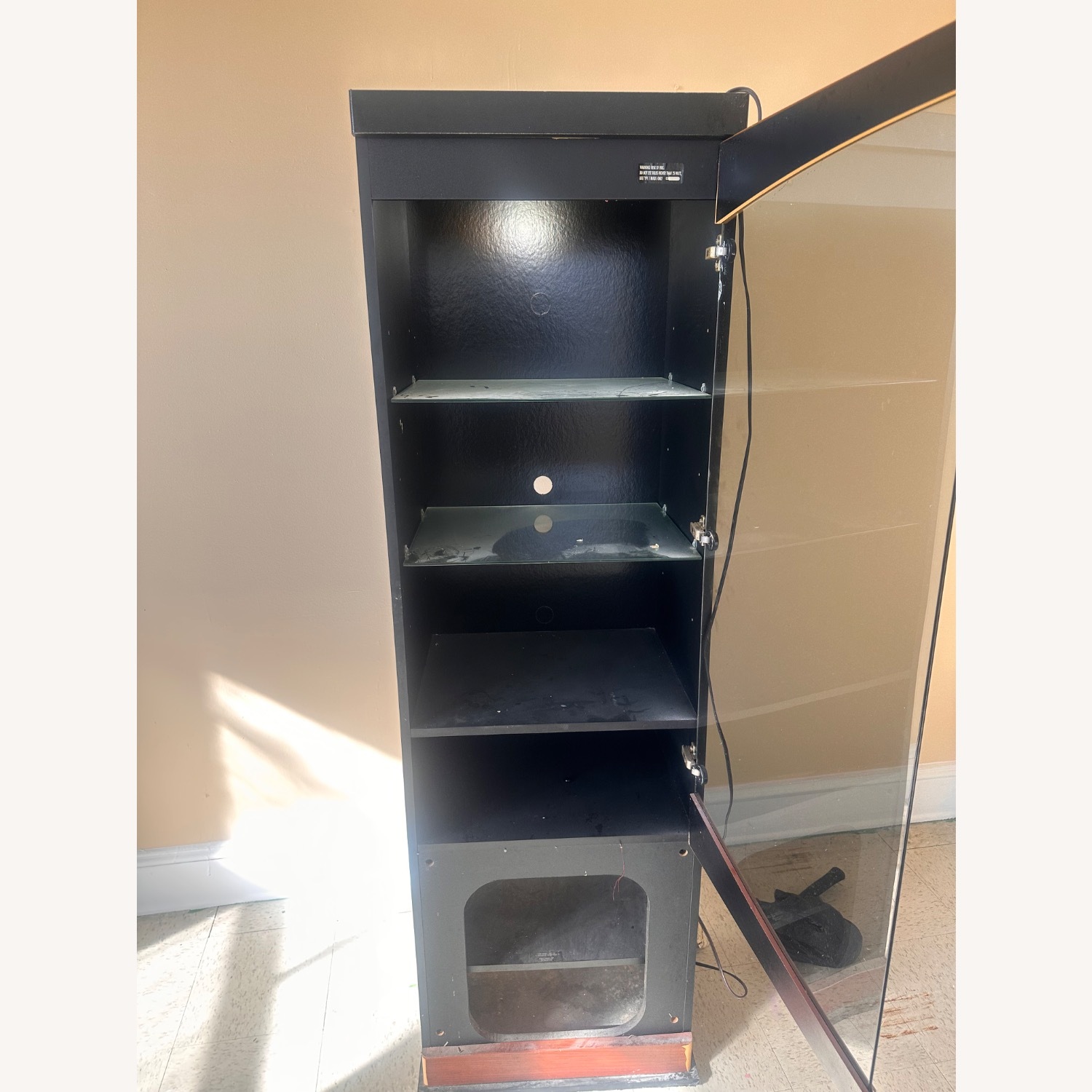 Dark Brown Wood Side Tables - image-2