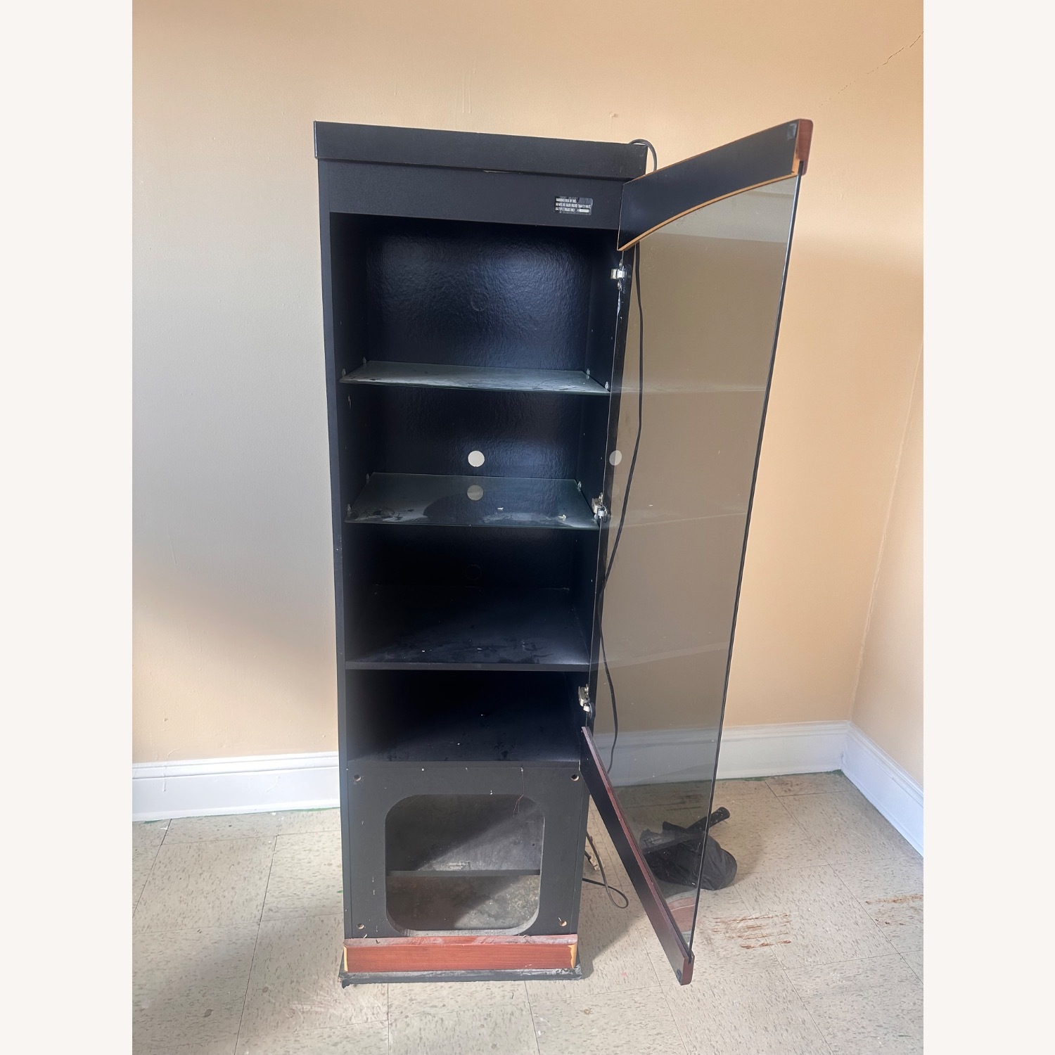 Dark Brown Wood Side Tables - image-1