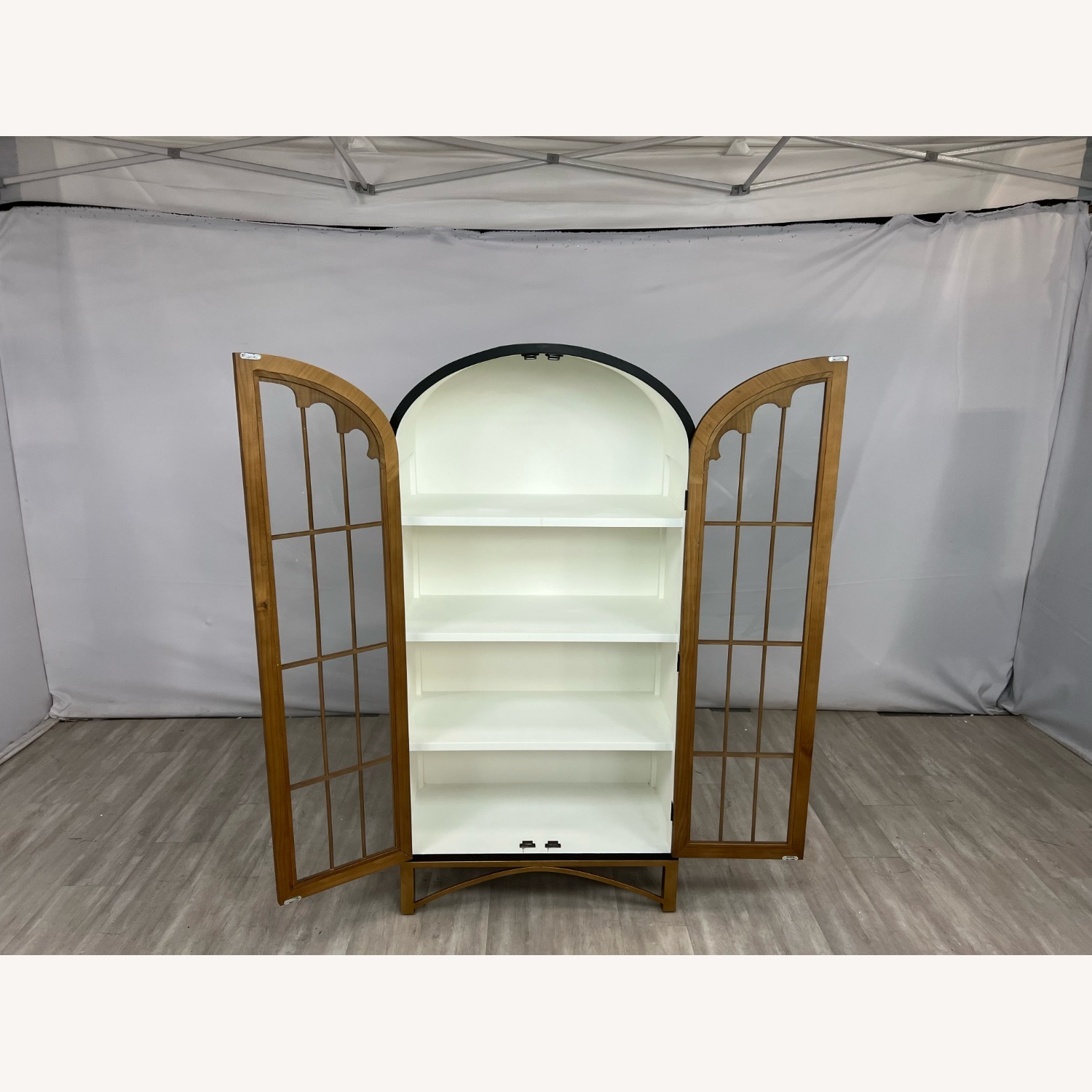 17 Stories Modern Solid Wood Glass China Cabinet - image-7