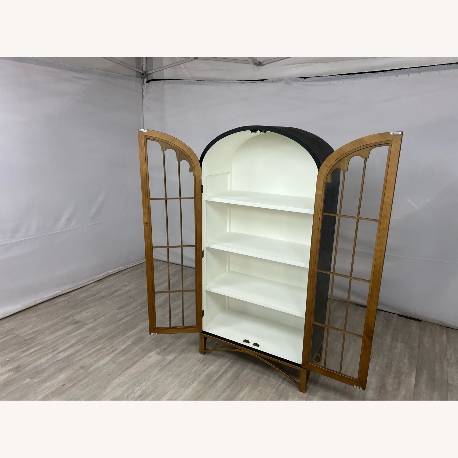 17 Stories Modern Solid Wood Glass China Cabinet - image-6