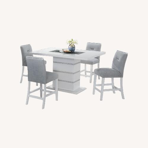 Used Global Furniture USA White Wood Dining Sets for sale on AptDeco