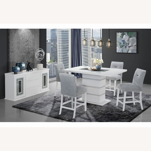 Used Global Furniture USA White Wood Dining Sets for sale on AptDeco