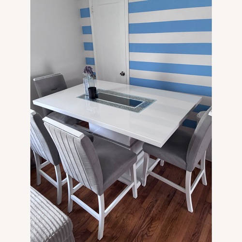 Used Global Furniture USA White Wood Dining Sets for sale on AptDeco
