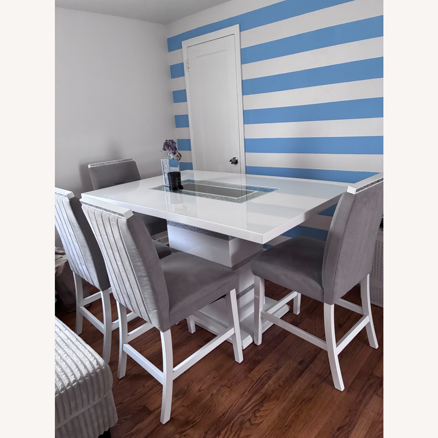 Global Furniture USA White Wood Dining Sets - image-1