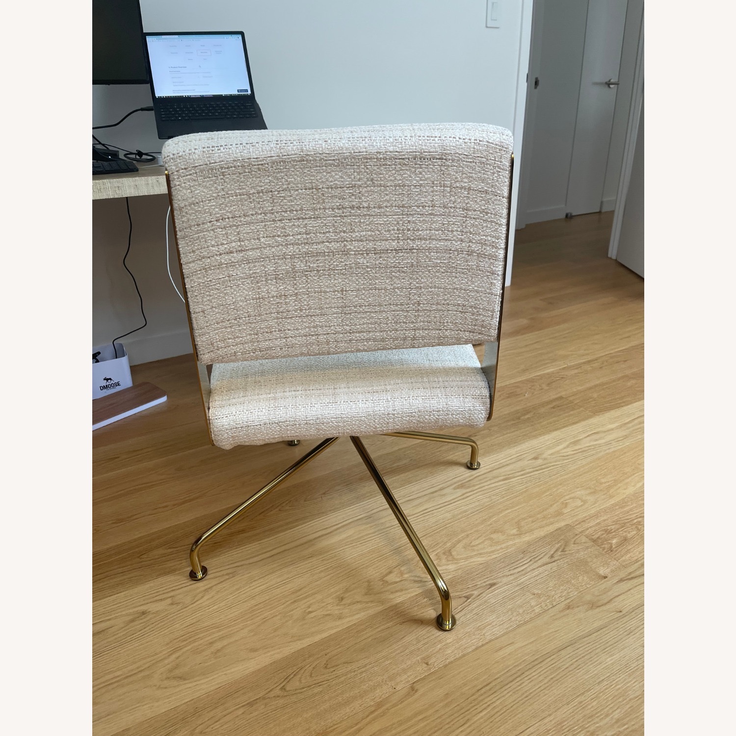 CB2 Rue Cambon Cream Office Chair - image-3