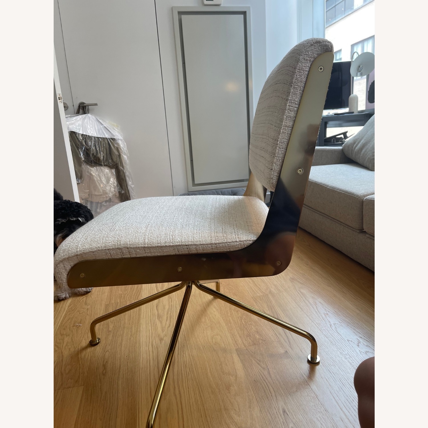 CB2 Rue Cambon Cream Office Chair - image-4