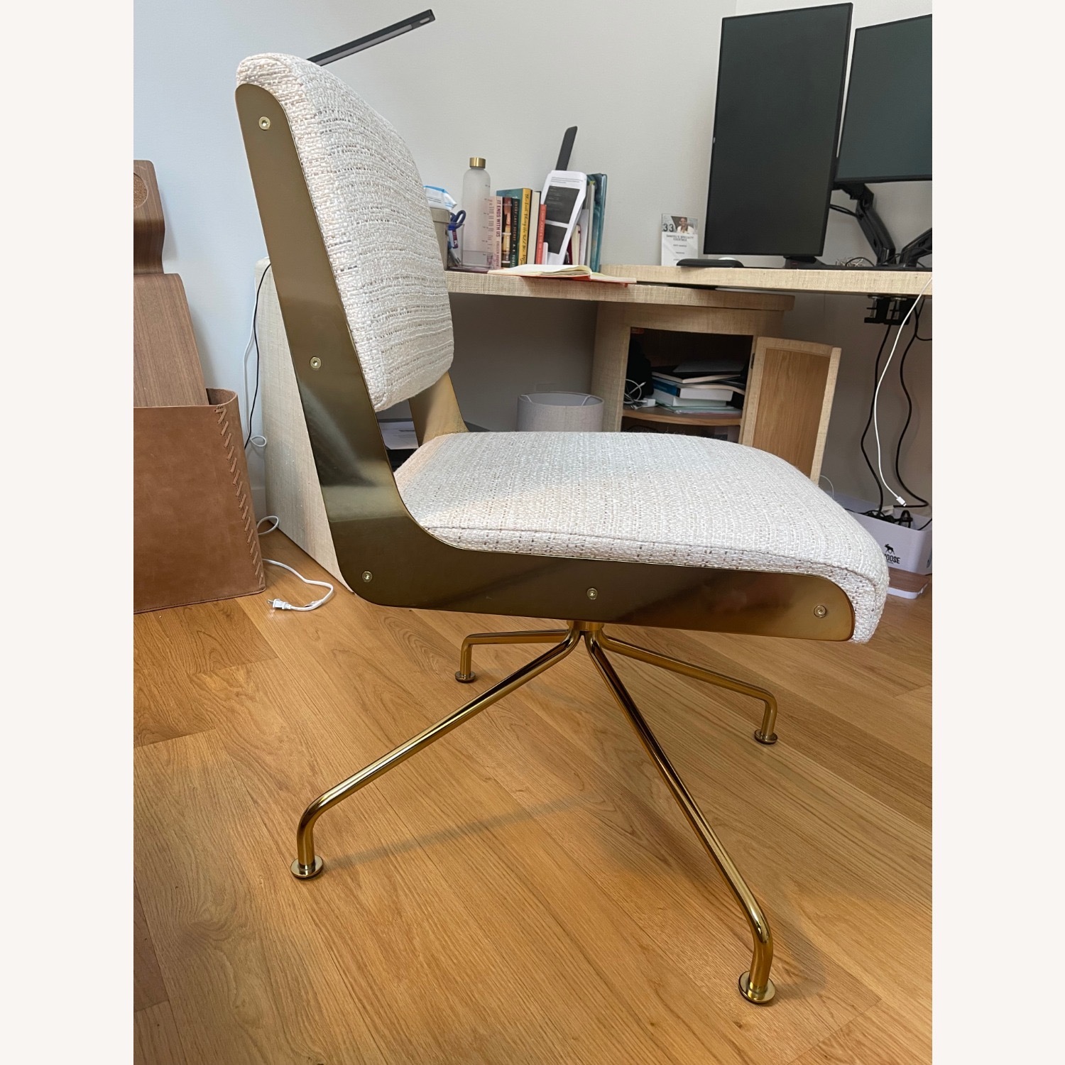 CB2 Rue Cambon Cream Office Chair - image-2