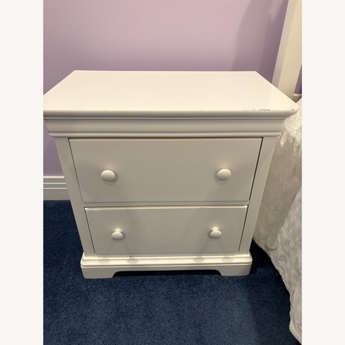 Used White Nightstand for sale on AptDeco