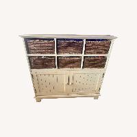 Natural Wood Console