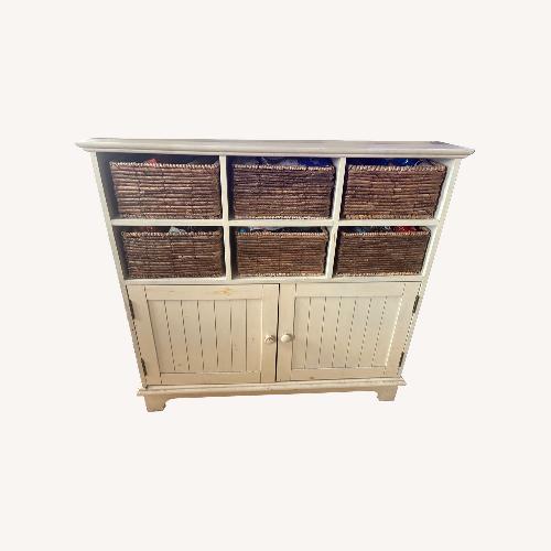 Used Natural Wood Console for sale on AptDeco