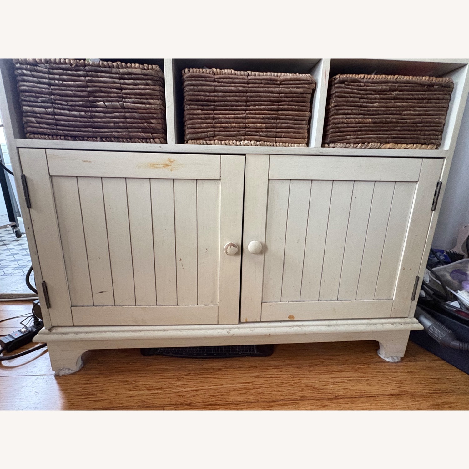 Natural Wood Console - image-1