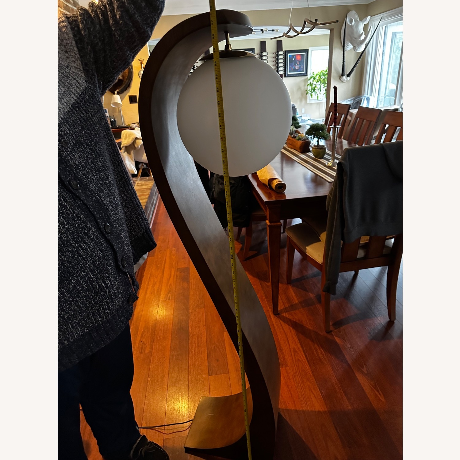 Vintage 1970’s Serpentine Lamp by Jack Haywood - image-4