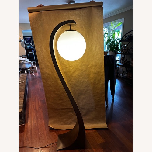 Used Vintage 1970’s Serpentine Lamp by Jack Haywood for sale on AptDeco