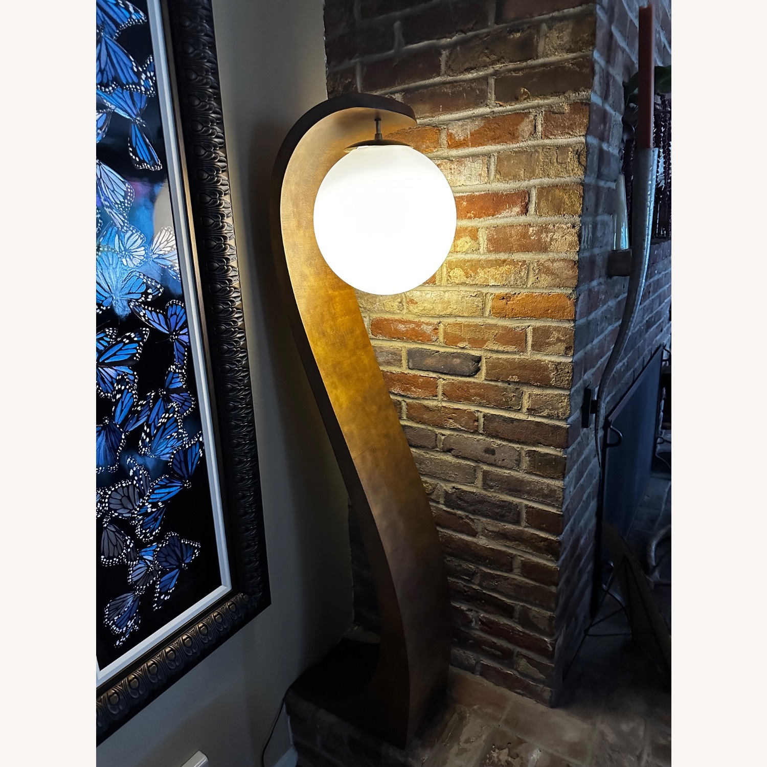 Vintage 1970’s Serpentine Lamp by Jack Haywood - image-3