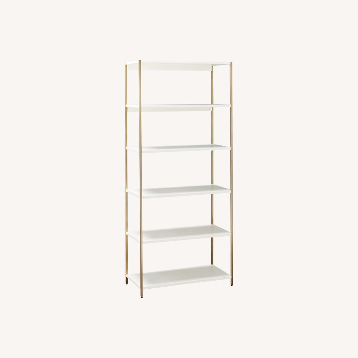 West Elm Zane Wide Bookshelf - image-0